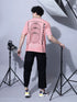 Bold Comfort: Men's Oversize Printed Cotton T-Shirt White